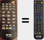 Comando à distância substituto de Iplayer80MKV