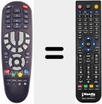 Comando à distância substituto de REMCON681