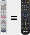 Comando &agrave; dist&acirc;ncia substituto de REMCON731