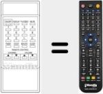Comando à distância substituto de REMCON251