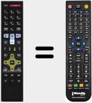 Comando &agrave; dist&acirc;ncia substituto de RC671