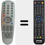Comando à distância substituto de 6710V00061M