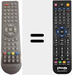 Comando à distância substituto de Lava001