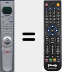 Comando à distância substituto de RC2 (89500A01)