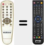 Comando &agrave; dist&acirc;ncia substituto de REMCON942