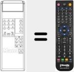 Comando &agrave; dist&acirc;ncia substituto de REMCON662