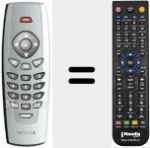 Comando &agrave; dist&acirc;ncia substituto de REMCON934