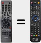 Comando &agrave; dist&acirc;ncia substituto de REMCON837