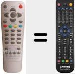 Comando &agrave; dist&acirc;ncia substituto de REMCON641