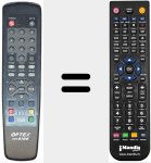 Comando à distância substituto de REMCON1055