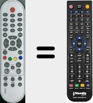 Comando à distância substituto de RC 903 (35883310)