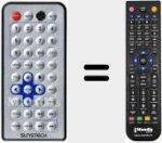 Comando &agrave; dist&acirc;ncia substituto de REMCON698