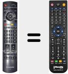 Comando &agrave; dist&acirc;ncia substituto de N2QAYB000181