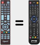 Comando à distância substituto de LE32T1239E