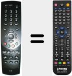 Comando &agrave; dist&acirc;ncia substituto de R-105