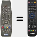 Comando &agrave; dist&acirc;ncia substituto de RC39870B03-00