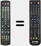 Comando à distância substituto de RC00195P