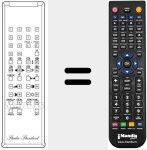 Comando &agrave; dist&acirc;ncia substituto de RC100
