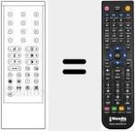Comando à distância substituto de RC1000