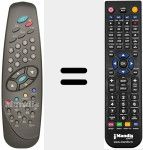 Comando à distância substituto de RC1040