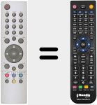 Comando &agrave; dist&acirc;ncia substituto de RC1240 2440