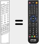 Comando &agrave; dist&acirc;ncia substituto de RC3010