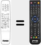 Comando &agrave; dist&acirc;ncia substituto de RC302S