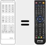 Comando à distância substituto de RC352