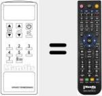 Comando &agrave; dist&acirc;ncia substituto de RC51KAMOSONIC