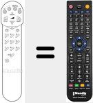 Comando à distância substituto de RC54