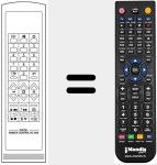 Comando &agrave; dist&acirc;ncia substituto de RC5420