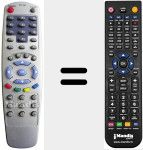 Comando à distância substituto de RC 5R