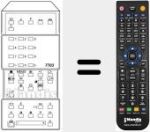 Comando &agrave; dist&acirc;ncia substituto de RC7703
