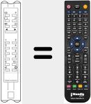 Comando à distância substituto de RCT 300 (925TX1560)