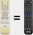 Comando à distância substituto de REMCON1295