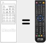 Comando à distância substituto de REMCON330