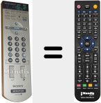 Comando à distância substituto de RM 980 (147899112)