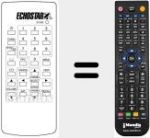 Comando à distância substituto de REMCON584