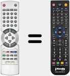 Comando &agrave; dist&acirc;ncia substituto de REMCON1360