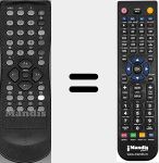 Comando à distância substituto de RC 112 (313922885381)