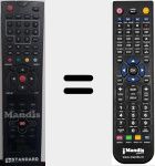 Comando &agrave; dist&acirc;ncia substituto de SR 2106 FH