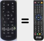 Comando &agrave; dist&acirc;ncia substituto de D520