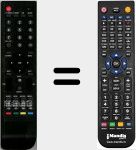 Comando &agrave; dist&acirc;ncia substituto de RCTFG027 (I14000000539)