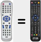 Comando à distância substituto de REMCON360