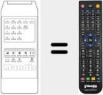 Comando à distância substituto de REMCON383