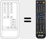 Comando &agrave; dist&acirc;ncia substituto de REMCON919