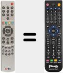 Comando &agrave; dist&acirc;ncia substituto de REMCON727