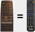 Comando &agrave; dist&acirc;ncia substituto de REMCON267