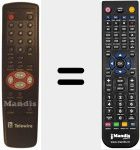 Comando à distância substituto de REMCON670