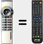 Comando &agrave; dist&acirc;ncia substituto de TRC3